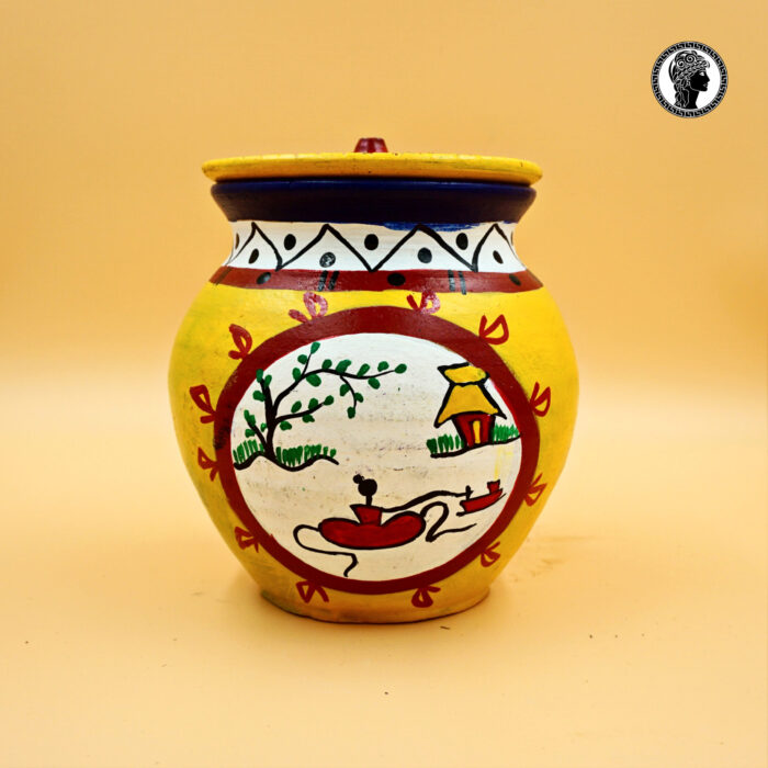 Terracotta Handpainted Pickle Handi scaled 1