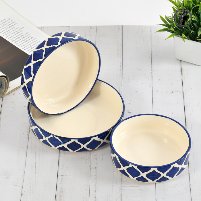 Designer Blue Ceramic Bowls 1.JPG