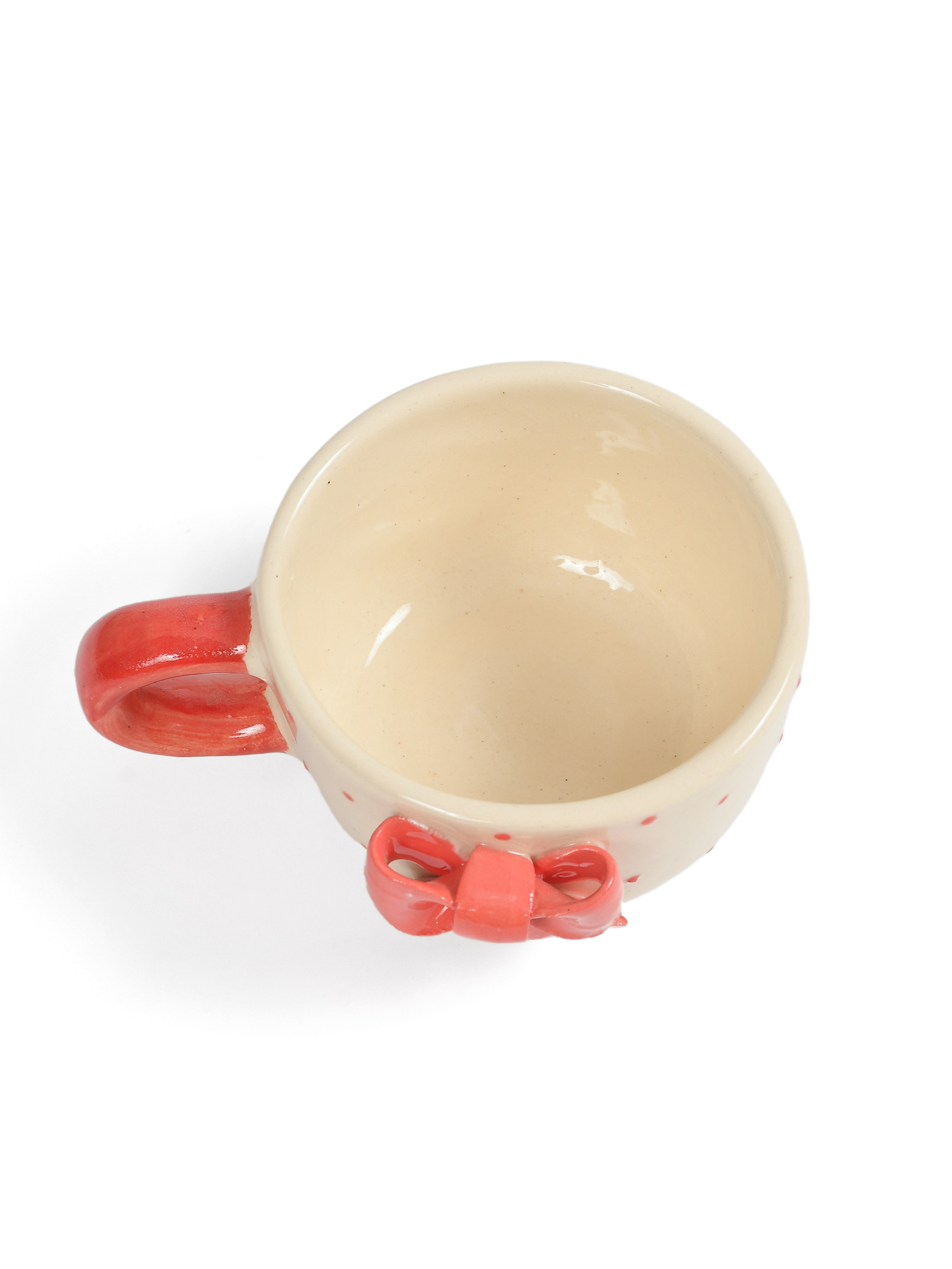 Handmade Red Bow Charm Mug - Set of 2 5 DSC 6402